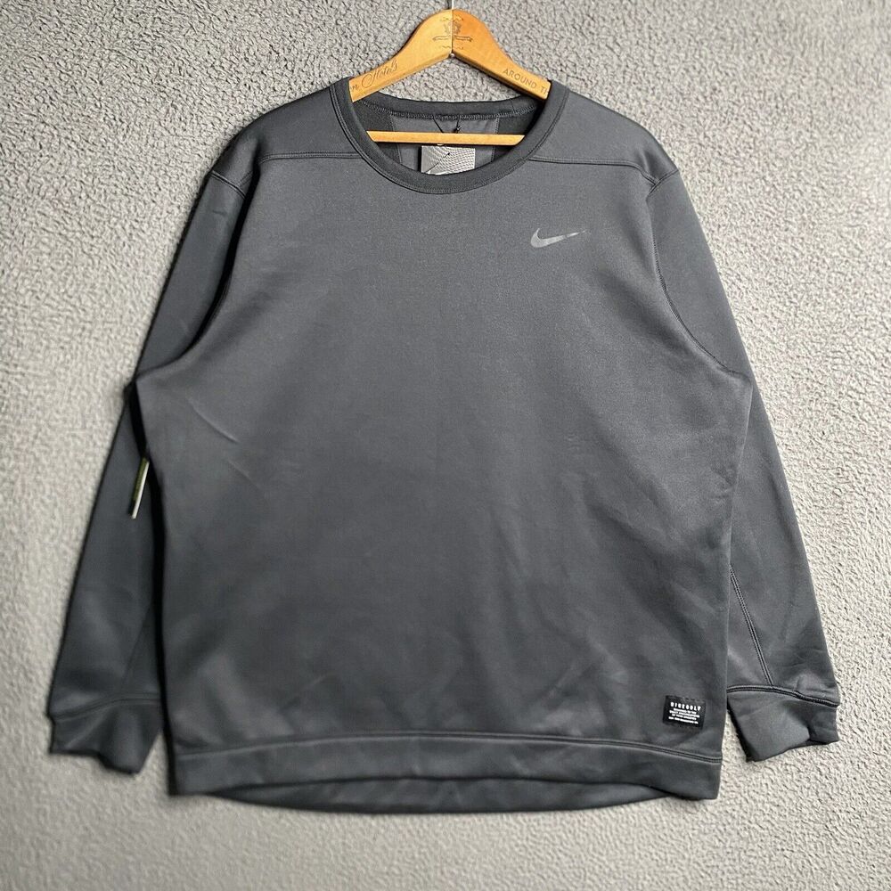 Men’s Nike Golf Therma Repel Pullover Crewneck Sweatshirt XL Black 932342-010